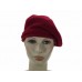 Laulhere French Merinos 100% Wool Hat Beret Chopin Red Made In France 6 7/8  eb-24578629